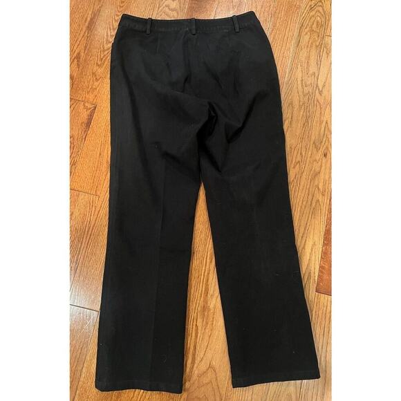Lauren Ralph Lauren Classic Front Slant Pocket Black Trouser Pants Size 8 - Picture 5 of 6